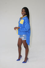 Load image into Gallery viewer, Keisha Denim Tie Front Shorts
