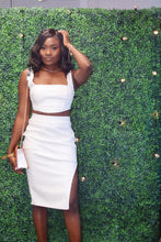 Load image into Gallery viewer, Demi Slit Skirt Two Piece Set
